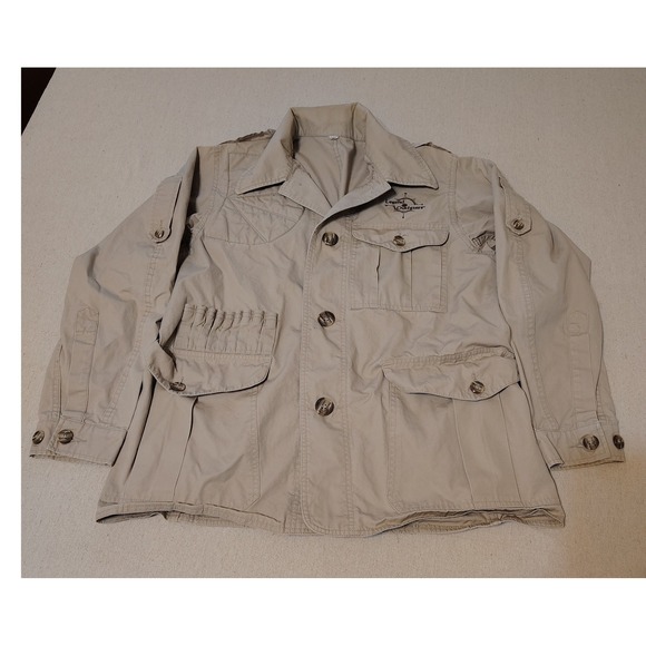 Legend Outfitters Other - C. C. Filson Style 50 Khaki Utility Jacket Shooting Safari Fishing Mens Sz Large